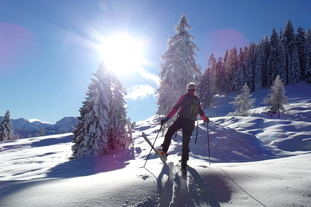 Gitschtal Brunnwirt Skitour Winter Skifahren