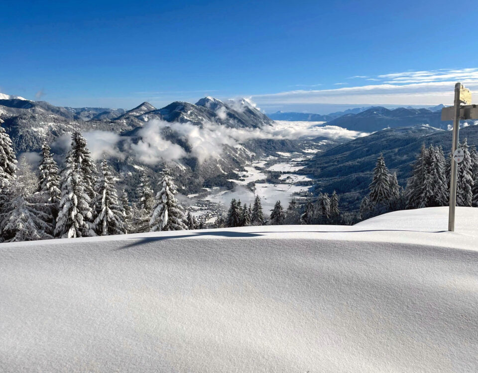 Winter Gitschtal Brunnwirt Skifahren Kärnten